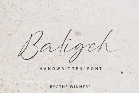 Baligeh: The Thin Handwritten Typeface for Modern Brands