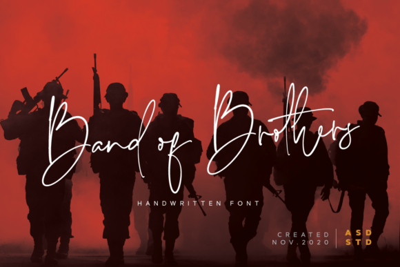 Band of Brothers Font for Handmade Brands