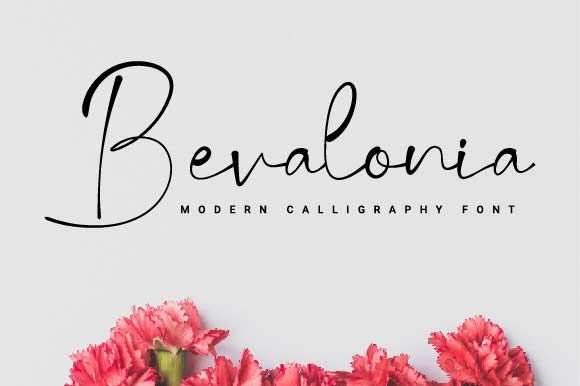 Bevalonia: The Thin Script Font for Modern Brands