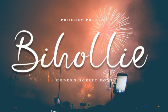 Bihollie Font for Elegant Web Design
