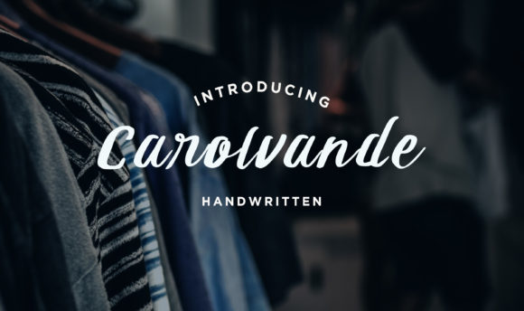 Carolvande: The Modern Script Font for Crafters