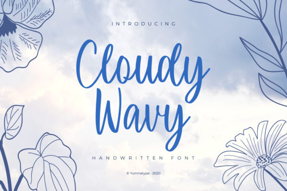 Cloudy Wavy: A Handwritten Font for Branding