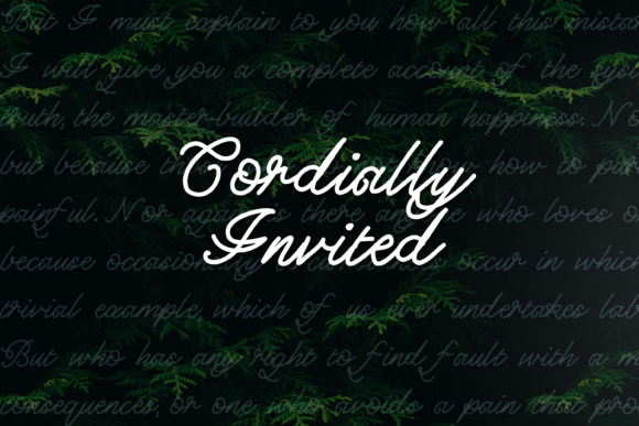 Cordially Invited: The Handwritten Typeface for Campaigns