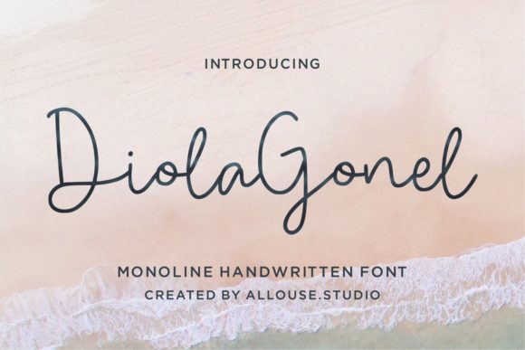 Diola Gonel: The Sweet Script Typeface for Digital Brands