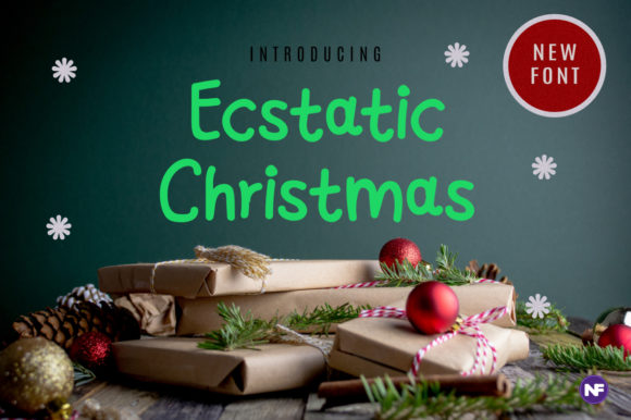 Ecstatic Christmas Font for Festive Branding