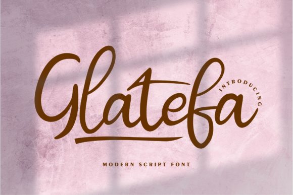 Glatefa: A Sweet Script Handwritten Font for Makers