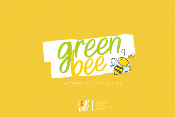 Green Bee Font: Elevate Your Brand Identity