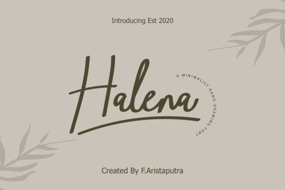 Halena Typeface for Minimalist Branding