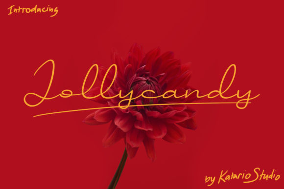 Jollycandy Font for Elegant Editorial Design