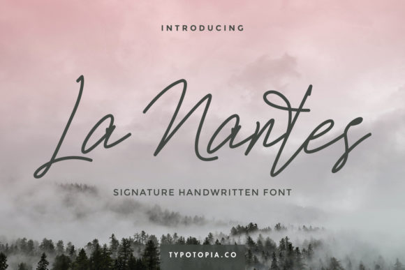 La Nantes: A Handwritten Font for Authentic Branding