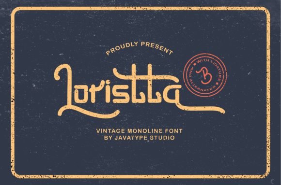 Loristta Font for Handmade Branding