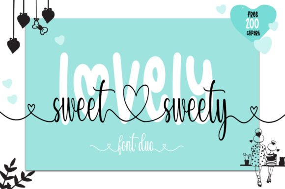Lovely Sweet Sweety Font for Campaign Design