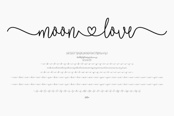 Moonlove: The Romantic Script Font for Digital Brands