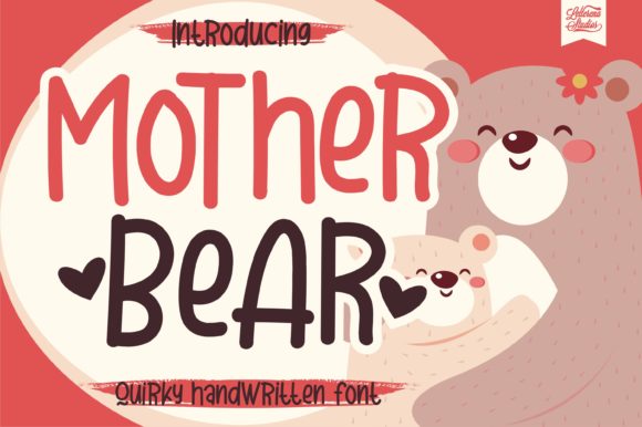 Mother Bear: A Quirky Handwritten Font for Makers
