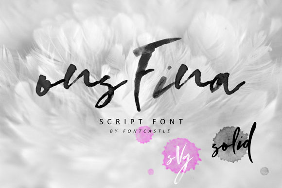 OnsFina Typeface for Editorial Design