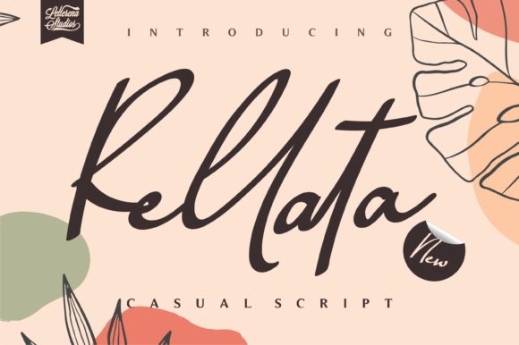 Rellata: A Romantic Script Font for Editorial Design