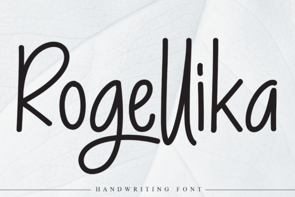 Rogellika: A Sweet Handwritten Font for Makers