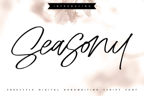 Seasony: A Timeless Handwritten Font for Small Business Branding