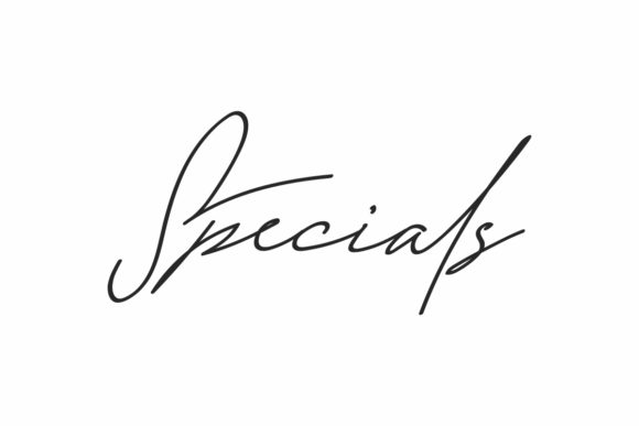 Specials Typeface for Timeless Branding