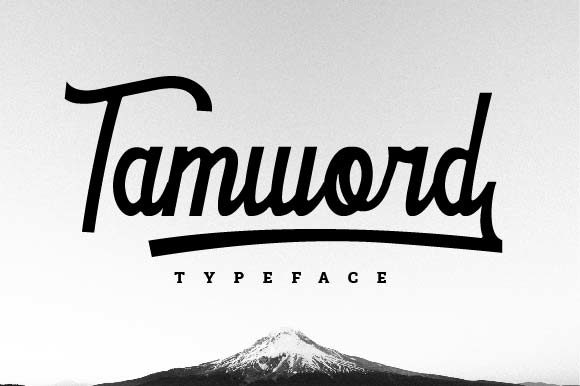 Tamword: A Refined Script Font for Editorial Design