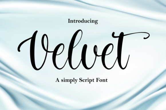 Velvet Font: A Modern Handwritten Typeface for Brands